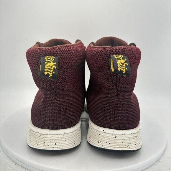 Dr. Martens Telkes Knit Women Size 8 Ankle Sneaker Boot Burgundy Maroon - Picture 6 of 13